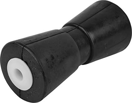 Attwood Heavy Duty Boat Trailer Roller, Rubber Shaft Keel, Black - 8, 10 or 12 inches
