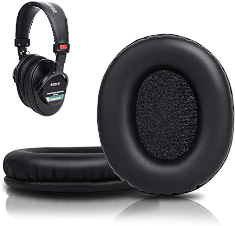 Professional MDR 7506 Ear Pads Cushions Replacement - Earpads Compatible with Sony MDR 7506/ MDR V6 / MDR V7 / MDR CD900ST Monitor Headphones