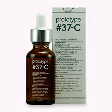 Prototype 37-C - Age and Wrinkle Serum with 99% Peptide Concentration - Feel Young Again