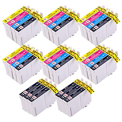 30 PerfectPrint Compatible Ink Cartridge Replace T0711 T0712 T0713 T0714 (T0715) for Epson D78 D92 D120 DX9400F DX4000 DX4050 DX5000 DX5050 DX6000 DX6050 DX7000F DX4400 DX4450 DX7400 DX7450 DX8400