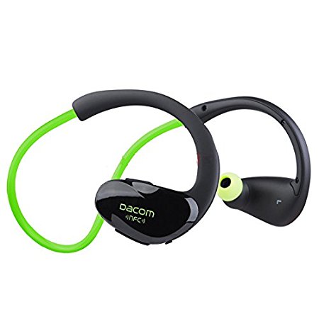 Karnotech® DACOM Sports Bluetooth Wireless Stereo hands-free Headset Earbud Headphone with Mic for iPhone, iPad, Samsung, HTC, Blackberry, Nokia, etc