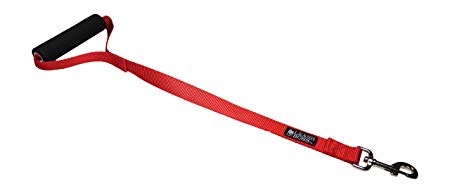 Leashboss Traffic Handler - Short Dog Leash with Traffic Handle for Large Dogs - Great for Double Dog Couplers, Service Dogs, and Training