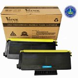 V4INK Compatible Toner Cartridge Replacement for Brother TN650 2 Pack