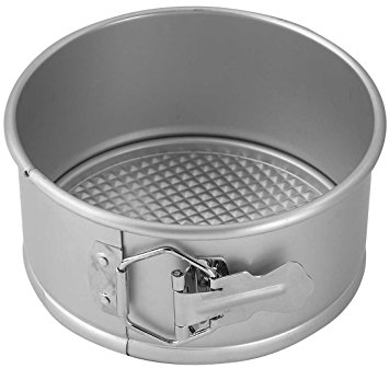 WINCO AASP-063 Springform Pan with Detachable Bottom, 6-Inch, Anodized Aluminum