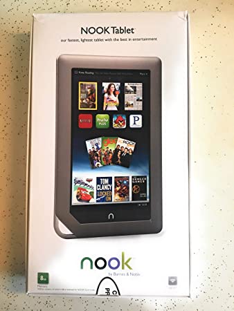 Barnes & Noble Nook Tablet 8GB Touchscreen 7" Google Play w/ Chrome Browser WiFi Tablet eBook Reader - Android - Dual-Core 1 GHz processor w/ Expandable Memory and Extra-long Battery Life BNTV250-8GB-GRY