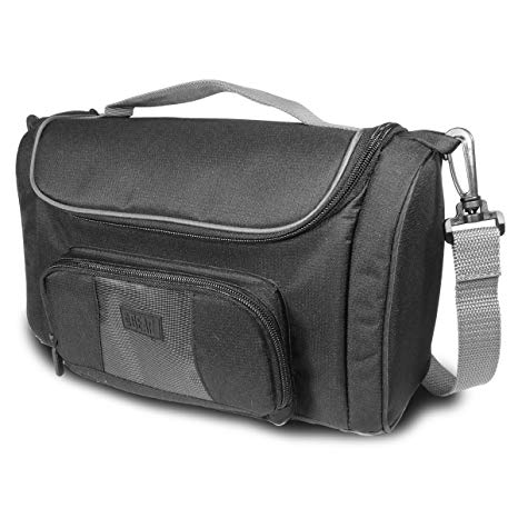 USA GEAR S7 Portable Photo Printer Travel Case & Messenger Bag w/ Accessory Pockets - Works w/ Canon Selphy CP1200 , PowerShot G7 X Mark II , SX720 HS & More Printers , Digital Cameras & Accessories!