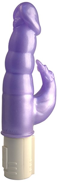 Vibratex Hungry Bear Dual Vibrator, Purple