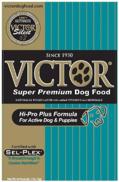 Victor Dog Food Select Hi-Pro Plus Formula for Active Dogs and Puppies