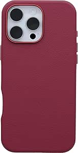 OtterBox iPhone 16 Pro Max Symmetry Series Cactus Leather for MagSafe - Foxberry Pink