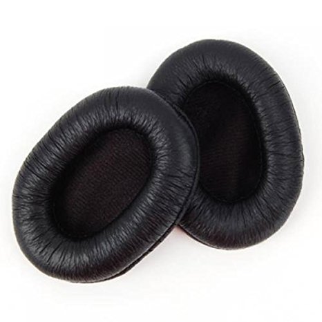Kobwa(TM) 1 Pair Black Foam Ear Cup Pads Earpads for Sony MDR-7506 MDR-V6 Headphones With Kobwa's Keyring