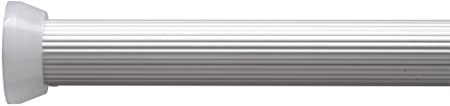 Croydex Heavy Duty Telescopic Tension Shower Rod, 110-195 cm, Silver