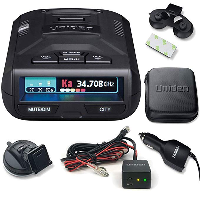 Uniden R3 Extreme Long Range Radar Laser Detector GPS, DSP, Voice Alert with Basic Hardwire Kit Bundle