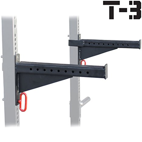 Spotter Arms for T-3 HD Power Rack With 2x3" Tubes Bench Press Squat Lift Safety