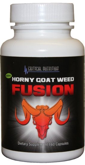 Horny Goat Weed Fusion 1000 mg with Yohimbe and Asian Ginseng 60 Capsules