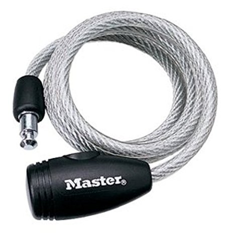 Master Lock 8109D Compact Cable Lock, Silver, 5-Foot X 5/16-inch