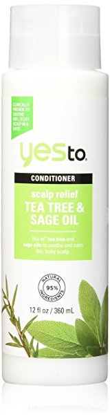 Yes To Carrots Naturals Scalp Relief Conditioner, Tea Tree & Sage Oil, 12 Fluid Ounce