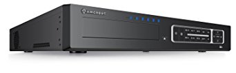 Amcrest NV4432E-HS 32 Channel (16-Channel PoE) Network Video Recorder - Supports 8-Megapixels @ 30fps Realtime, ONVIF Compliance, USB Backup, Supports up to 24TB HDD (Not Included) and More