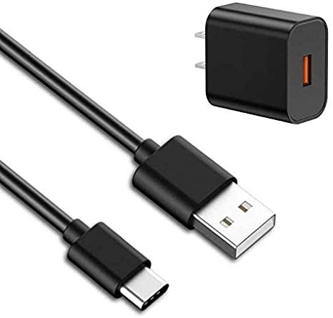 USB-C Charge Cable Cord Wire & Wall AC Adapter/Fast Charger for New Beats Flex, Sony, JBL & Other Wireless Bluetooth Earbuds & Speakers with USB Type C Port