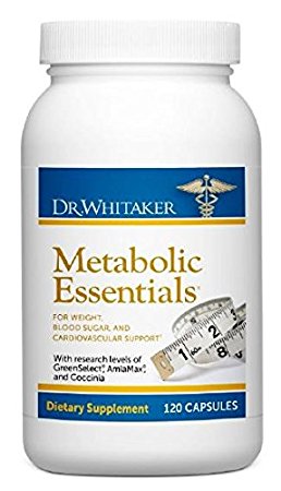 Dr. Whitaker's Metabolic Essentials Metabolic Health Supplement with Cardio and Weight Loss Support, 120 capsules (30-day supply)