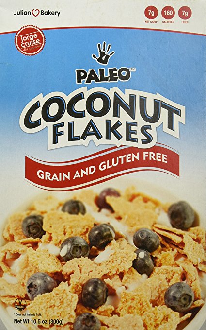Paleo Coconut Flakes Cereal (Value Pack 6 Boxes) (Low Carb & Gluten Free)