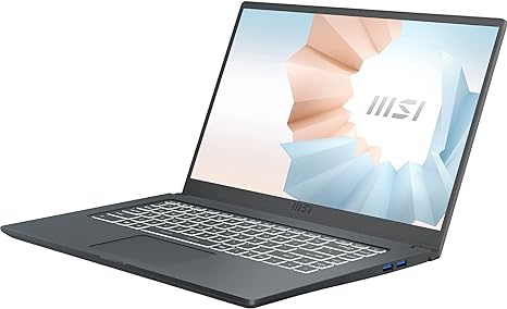 MSI Modern 15A Thin and Light Daily Laptop: 15.6" FHD 1080p, Intel Core i7-1195G7, Intel Iris Xe, 8GB, 1TB SSD, Win10, Carbon Gray (A11MU-652)