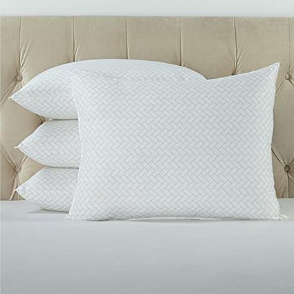 Concierge Collection Cobblestone 4-pack Pillows