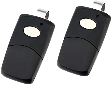 2 for Multicode Linear 3089 Garage Door Remote Opener (308911, MCS308911 300mhz) Black