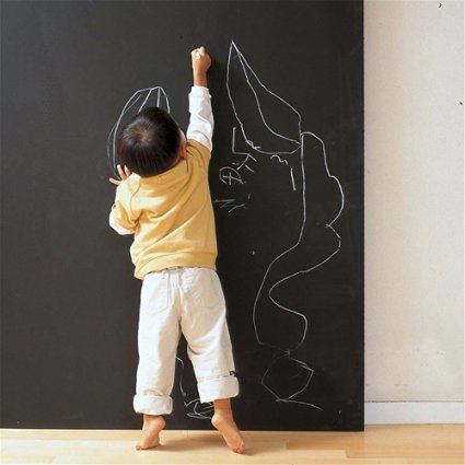 Cusfull Self-Adhesive Blackboard Removable Chalkboard Wall Sticker for Home and Office 35.4" x 78.7"