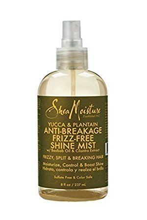 Shea Moisture Yucca & Plantain Anti Breakage Frizz Free Shine Mist 8oz