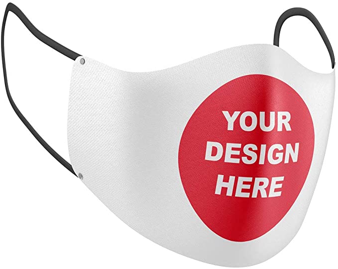 Face Mask with Design Add Your Own Custom Image Reusable Cloth Mask with Filter