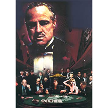 The Godfather 3D Poster Wall Art Decor Print | 11.8 x 15.7 | Lenticular Posters & Pictures | Memorabilia Gifts for Guys & Girls Bedroom | Mob Bosses Sopranos Scarface Goodfellas & Al Pacino Movie