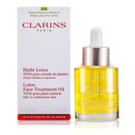 Clarins Lotus Face Treatment Oil 30ml For Oily or Combination Skin - Brand New in Box