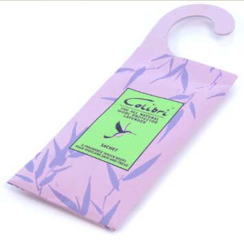 Hangerworld Pack of 2 All Natural Moth Repellent Hanging Sachets with Lavender- For Closet Cloakroom etc