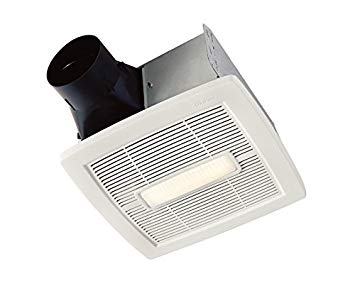 NuTone AEN110L InVent Energy Star Certified Single-Speed Ventilation Fan with LED Light, 110 CFM 1.0 Sones