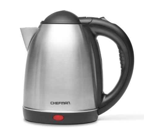 Chefman Cordless Electric Kettle 17-Liter Stainless-Steel