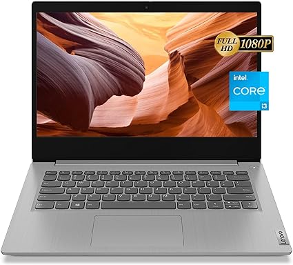 Lenovo 2023 Newest IdeaPad 3 Laptop, 14" FHD Display, Intel Core i3-1115G4(Beat i5-1035G4), 12GB RAM | 512GB SSD, Intel UHD Graphics Platinum, Webcam, HDMI, WiFi, Windows 11 in S Mode, Grey