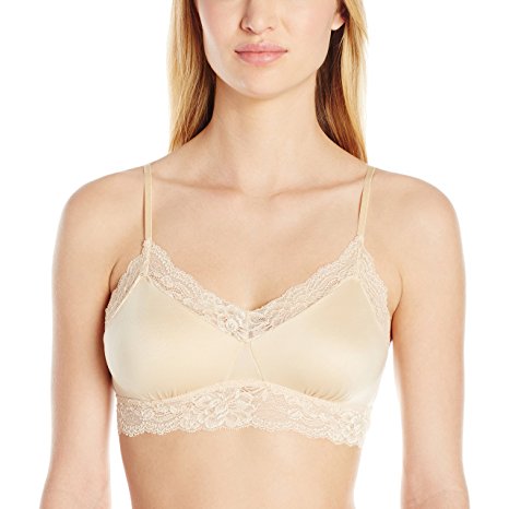 Mae Women's Microfiber Longline Lace Bralette