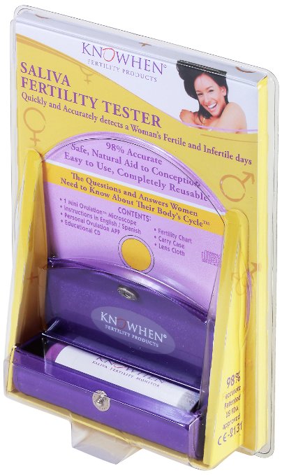 KNOWHEN Saliva Ovulation Test with a Fertility Monitor App