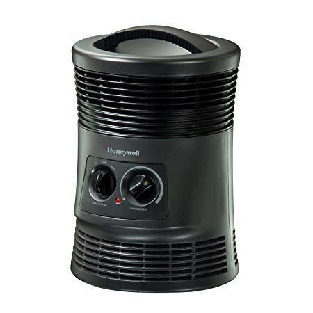 Honeywell 360 Degree Surround Fan Forced Heater with Surround Heat Output, Charcoal Grey