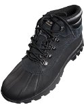 Kingshow - Mens Warm Waterproof Winter Leather High Height Snow Boot