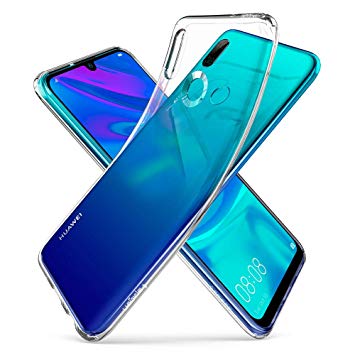 Spigen [Liquid Crystal] Case Compatible for Huawei P Smart 2019, Crystal Clear Slim Flexible TPU Transparent Phone Cover for Huawei P Smart 2019 Case