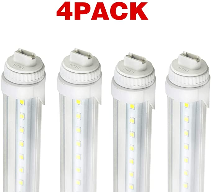 LED Tube Light Bulb,R17D 4FT 20W F48T12/CW/HO Straight T12 Fluorescent for Vending Cooler Freezer Replacement Bulb (4-Pack 5500k)