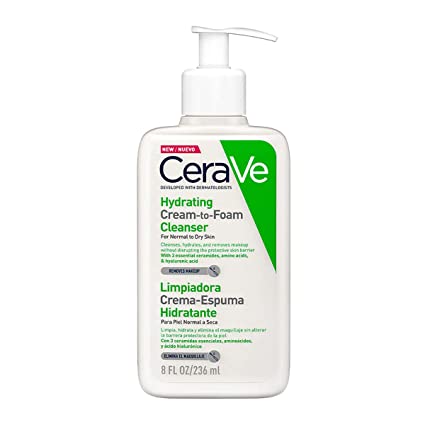 Cerave Cream Foam Hydrating Cleansing 8.1 oz (236 ml)