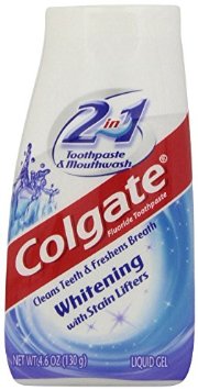 Colgate 2 in 1 Whitening Toothpaste, 4.6 Oz