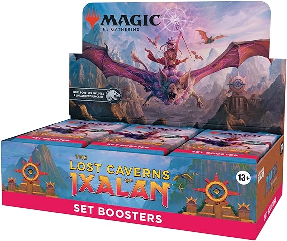 Magic: The Gathering The Lost Caverns of Ixalan Set Booster Box - 30 Packs   1 Box Topper Card (361 Magic Cards)