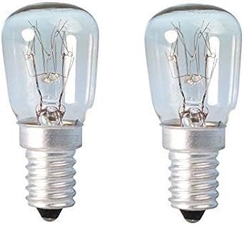 2 x 15w Pygmy Light Bulb SES (E14) Appliance/Salt/Lava/Nightlight/Decorative/Signs