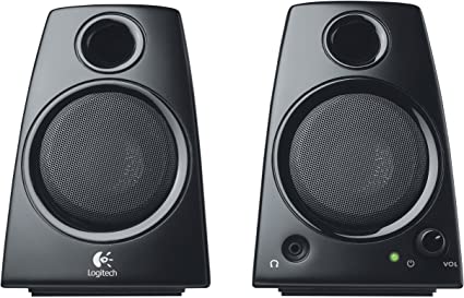 Logitech 980000417 Z130 Compact 2.0 Stereo Speakers, 3.5mm Jack, Black