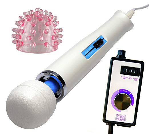 Magic Wand with Free Speed Controller and Nubbed Massager