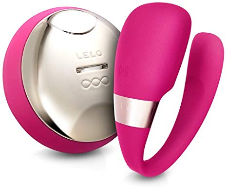 LELO TIANI 3 U-Shaped Couples Vibrator Toy Cerise, Wireless Remote Control for Guaranteed Satisfaction, Adult Massagers for Couples