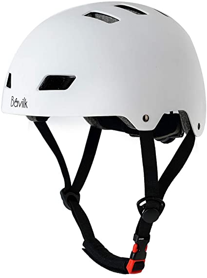 Bavilk Skateboard Bike Helmets CPSC ASTM Certified Multi Sports Scooter Inline Roller Skating 3 Sizes Adjustable for Kids Youth Adults